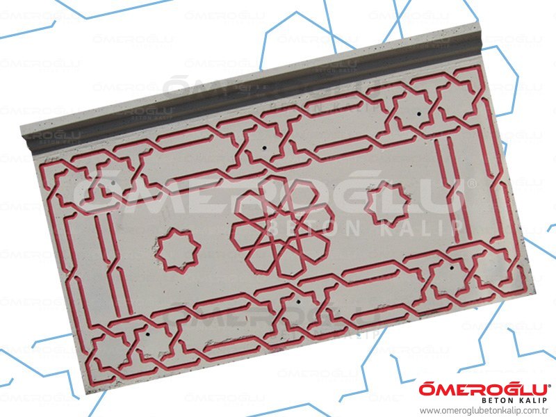 Modular Formwork Garden Models  Selcuk Patterned 105 concrete mold, wall mold