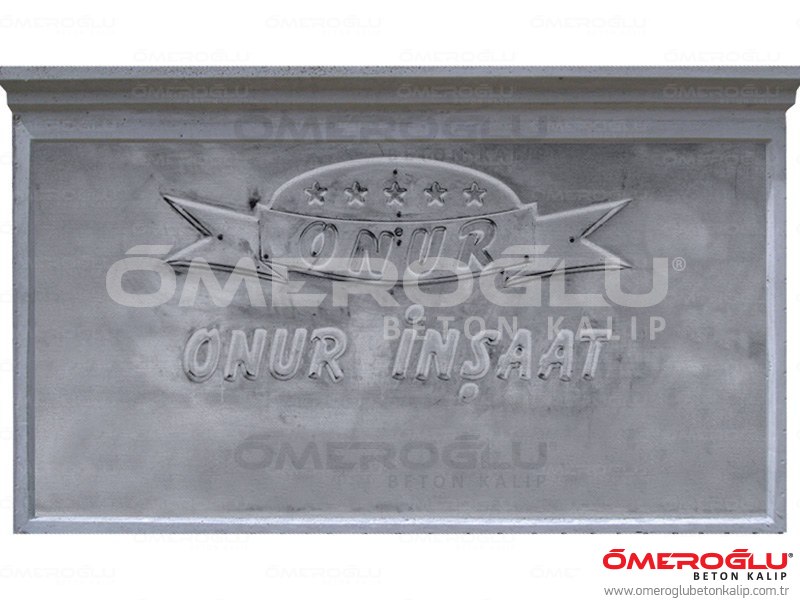 Custom Logo Concrete Designs Custom Logo Concrete Mold Designs Onur Construction Concrete Wall Mold