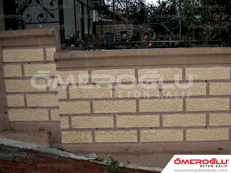 Modular Formwork Garden Models  Gravel Patterned 102 concrete mold, wall mold