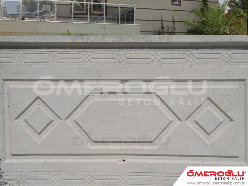 Modular Formwork Garden Models  Kilim Pattern 113 concrete mold, wall mold