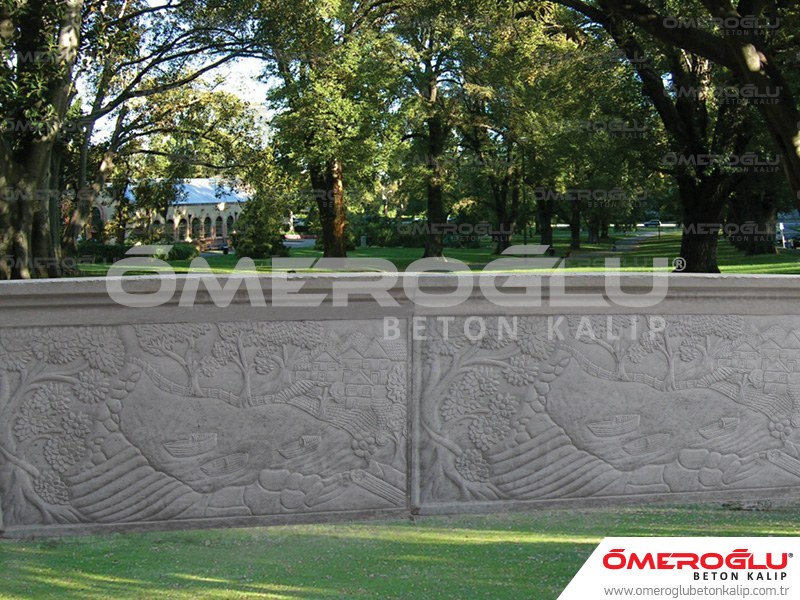 Modular Formwork Garden Models  Anatolia Pattern 129 concrete mold, wall mold