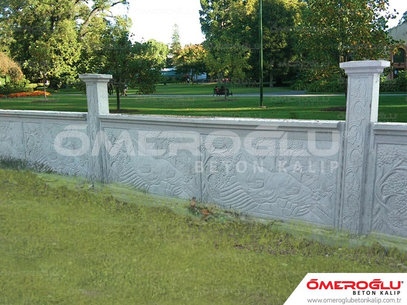 Modular Formwork Garden Models  Anatolia Pattern 129 concrete mold, wall mold