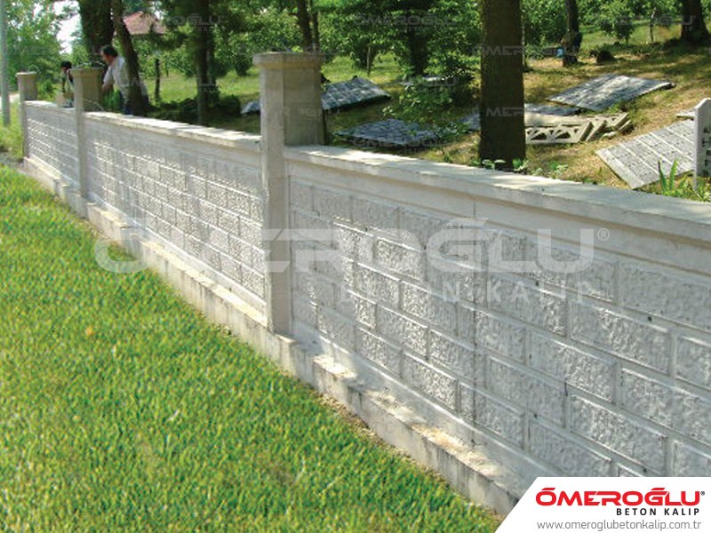 Modular Formwork Garden Models  Gravel Patterned 102 concrete mold, wall mold