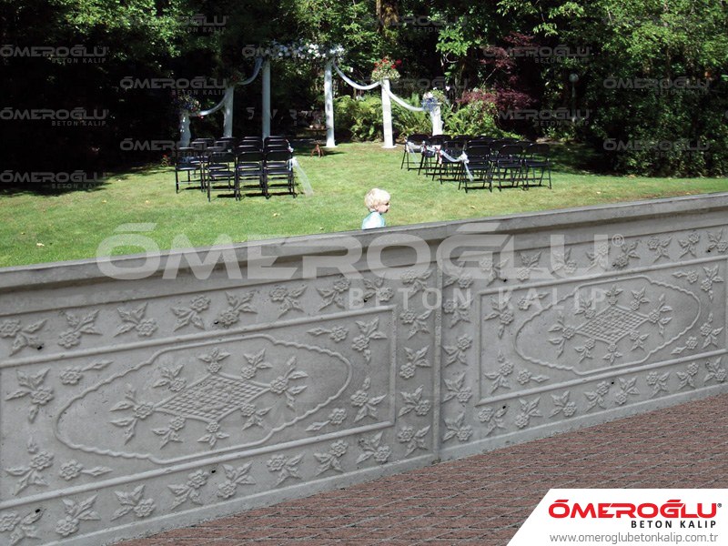 Modular Formwork Garden Models  Marmara Pattern 124 concrete mold, wall mold