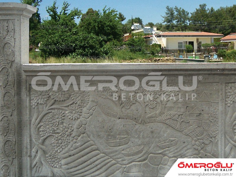 Modular Formwork Garden Models  Anatolia Pattern 129 concrete mold, wall mold