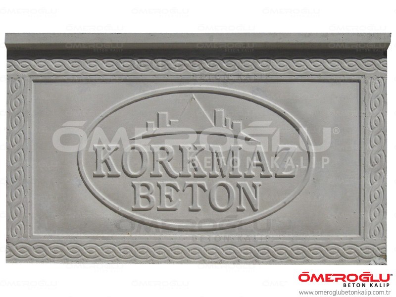 Custom Logo Concrete Designs Custom Logo Concrete Mold Designs Korkmaz Concrete Wall Mold