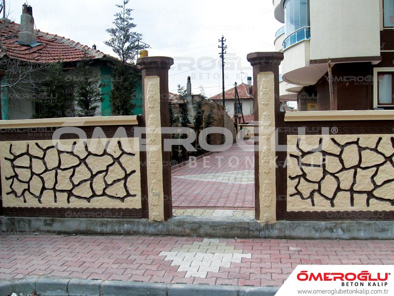 Modular Formwork Garden Models  Classical StonePattern 103 concrete mold, wall mold